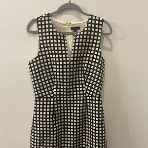 JCrew Black and White Plaid Dress, Size 8T